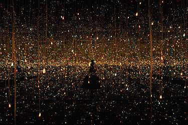 草間弥生 草間弥生 「水上の蛍」 （静岡県立美術館） ｜Tokyo Art Beat