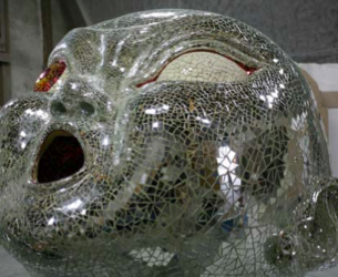 「無題」鴻池朋子2010年【複製】 鴻池朋子 「インタートラベラー 神話と遊ぶ人」 （東京オペラシティ