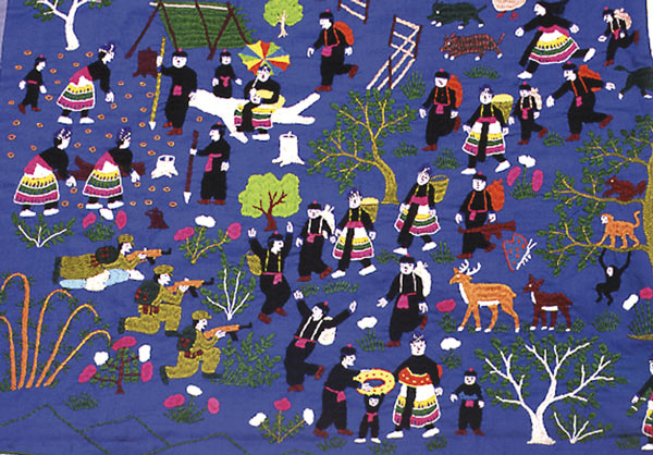 刺繍でつづるモン族の物語」展 （馬喰町 ART + EAT） ｜Tokyo Art Beat