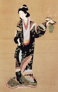 古美術 浮世絵 肉筆画  1853 黒船来訪  ペリー提督 詳細 ：東京都立図書館デジタルアーカイブ TOKYOアーカイブ
