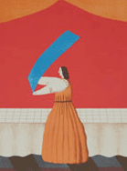 夭折の天才画家・有元利夫の1981年展覧会ポスター　彌生ギャラリー希少品 Sold Out】有元利夫「1981年展覧会ポスター」 | アトリエウチノ