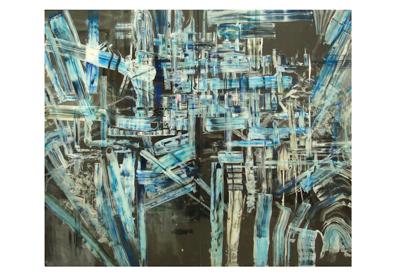 内山田画廊 　謹製　アクリル画 　f8 タイトル未定 内山田画廊 謹製 アクリル画 f8 タイトル未定 - メルカリ