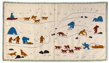 7つの海と手しごと〈第2の海〉北極海とイヌイットの壁かけ」展