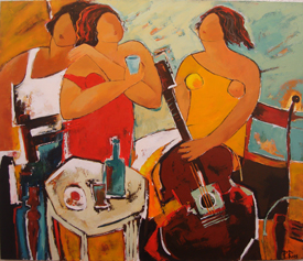 チリ絵画展「コロニアル時代の女性たち」 （インスティトゥト