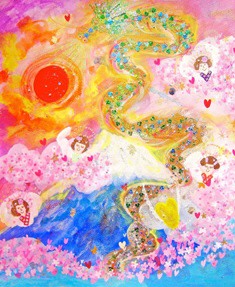 エレマリア　絵画 エレマリア＊エンジェリックアート展 in 東京へ｜仲谷まどか