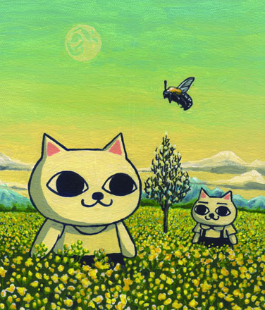 山野一とねこぢるy 「失地への帰還」 （ポスターハリスギャラリー