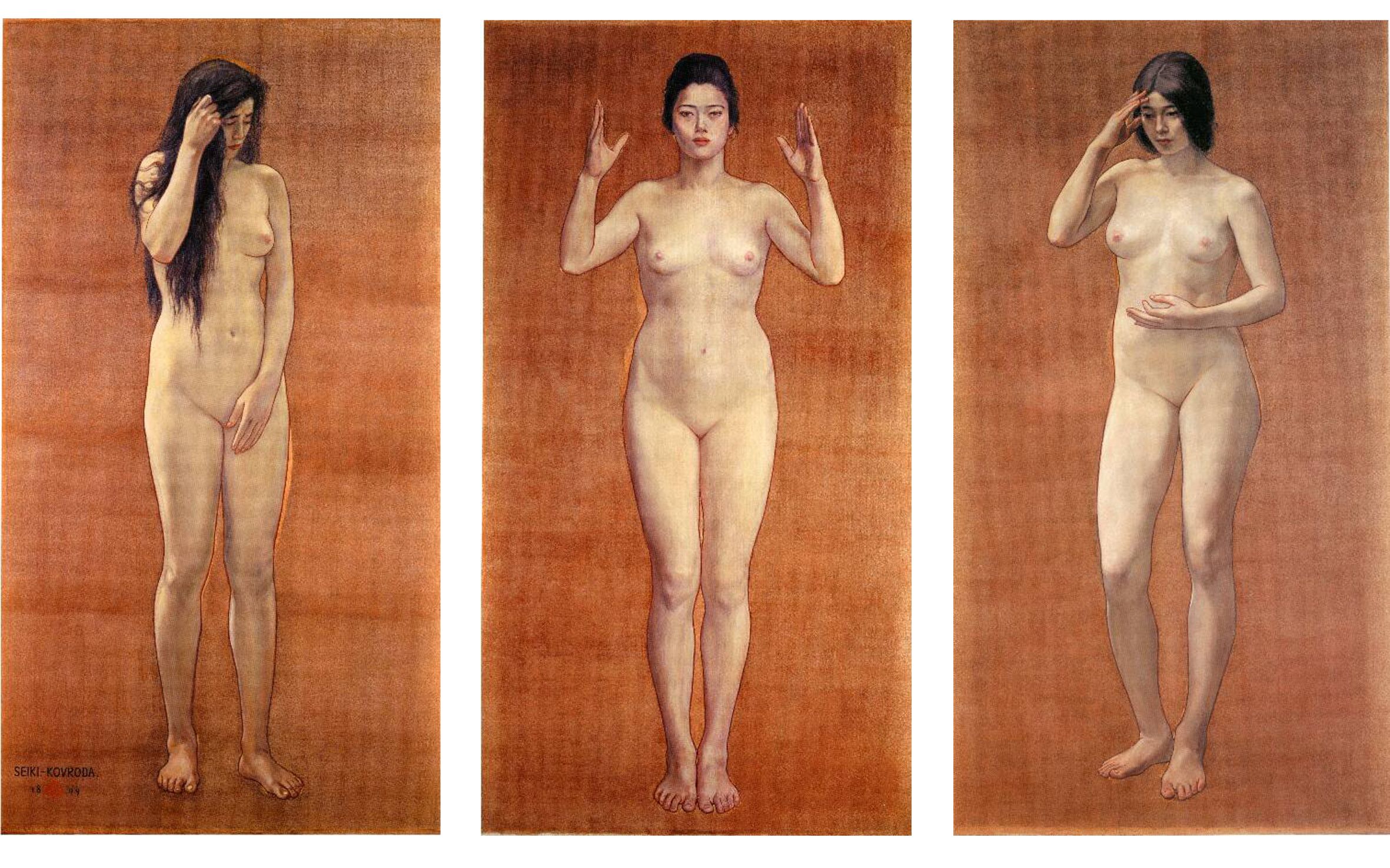 Japan Art Nudes - Undressing Paintings - Japanese Nudes 1880-1945\