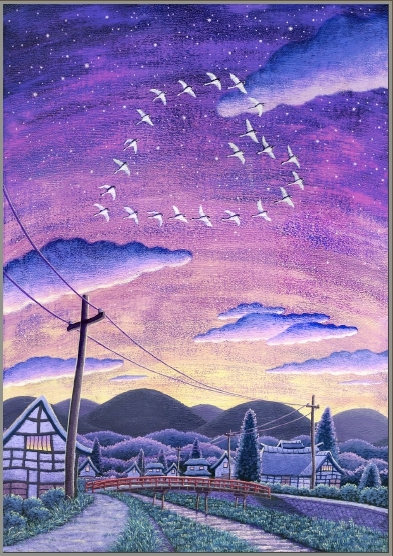 佐藤勝則 「春に、あけぼの。」 （アートマルシェ神田ギャラリー