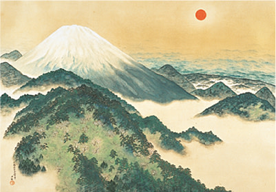 富士山の絵画です。秀松作とあります。祖父母の座敷に飾ってありました。 富士山の絵画です。秀松作とあります。祖父母の座敷に飾って