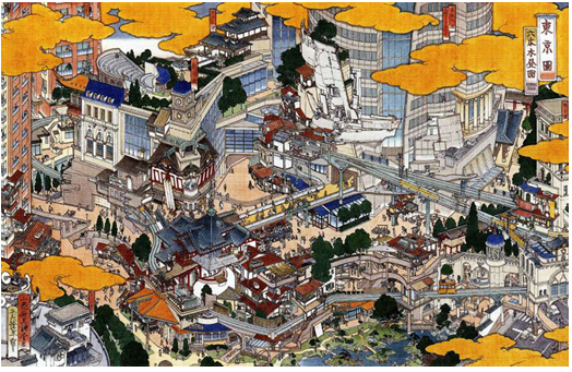 都市「絵画」 京都市京セラ美術館「村上隆もののけ京都」展～風神ちゃんが・・好き