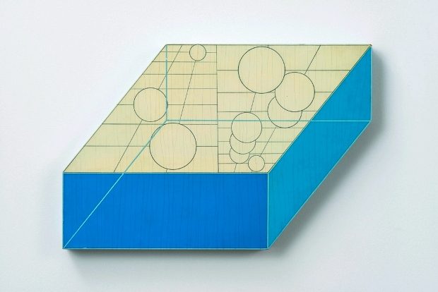 高松次郎 「遠近法―平面上の空間」 （ユミコチバアソシエイツ