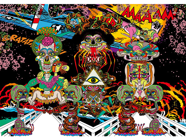 田名網敬一「夜桜の散る宵闇」 （NANZUKA UNDERGROUND ） ｜Tokyo Art Beat