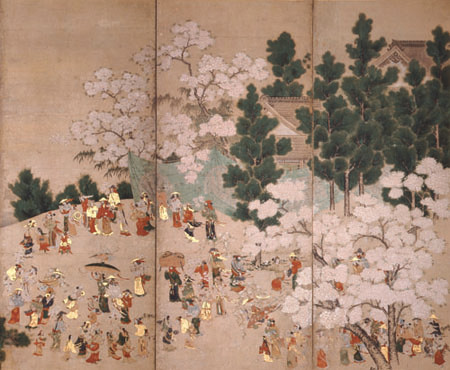 桜花の宴 重要文化財 『花見鷹狩図屏風』」 （MOA美術館） ｜Tokyo Art