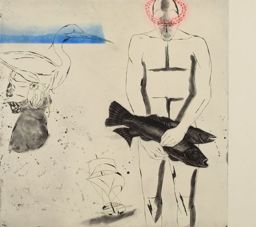 柳澤紀子 オリジナル版画 サイン入り sign | 柳澤紀子／NORIKO YANAGISAWA（美術家・版画家）