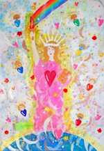 エレマリア 「自由の女神と天使たち」 （ギャラリー同潤会） ｜Tokyo