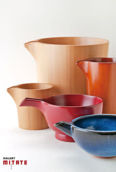 佐藤史幸 + 清水康孝 + 渡邊葵 「漆・桶・陶 片口を中心に秋田の手仕事」 （ギャラリーMITATE） ｜Tokyo Art Beat