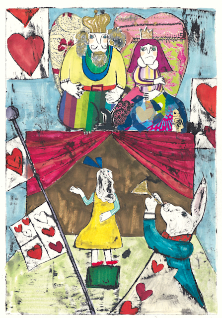 蟹江　杏　　作品タイトル　クイーンアリス　43/100 蟹江 杏 作品タイトル クイーンアリス 43/100 蟹江杏 作品展 2025