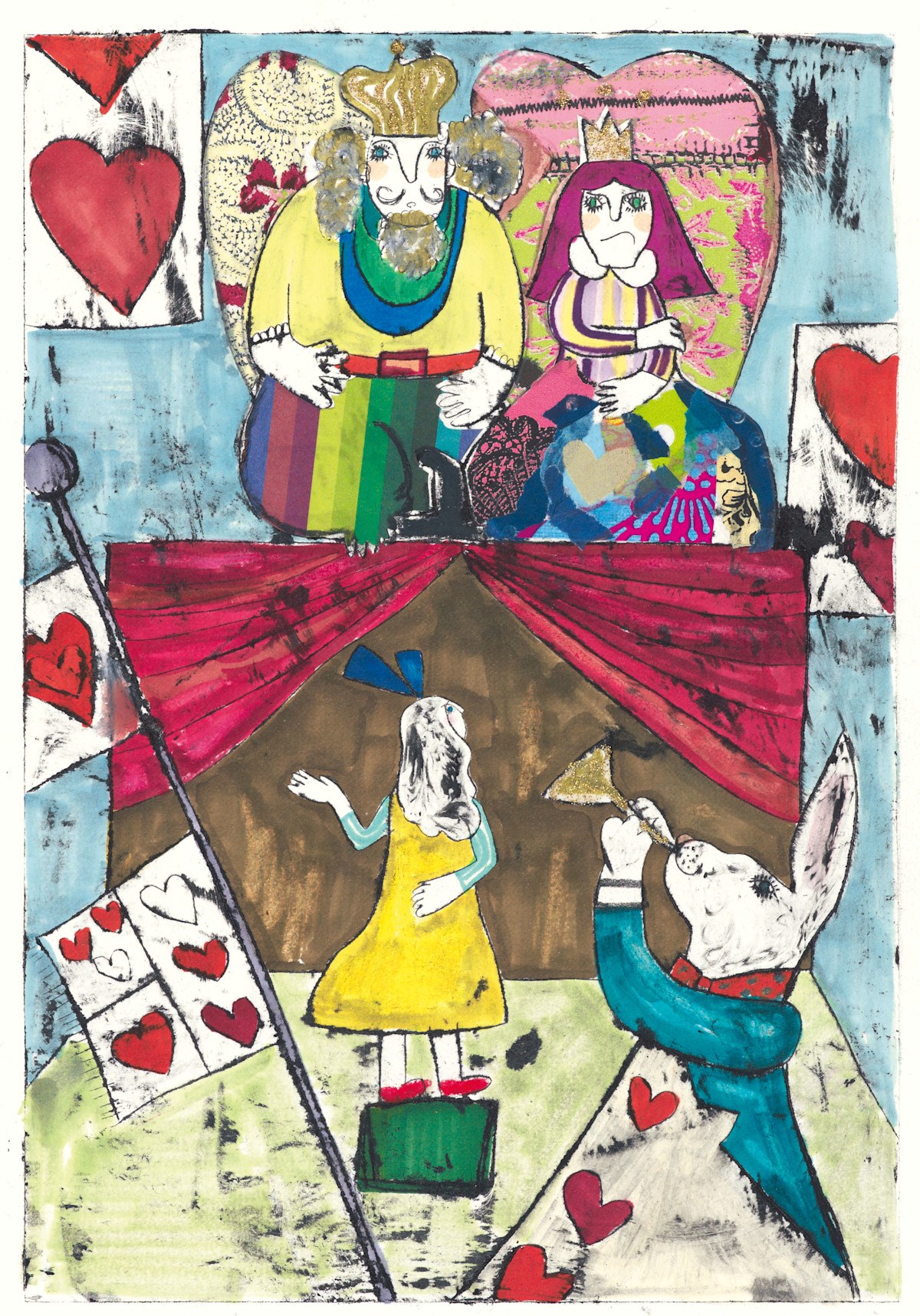 蟹江杏 「アリス−アリスボックス原画展」 （ポスターハリスギャラリー