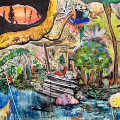 平子雄一 シルクスクリーンEd110 サイン入り Tree House 平子雄一 展 （WAITINGROOM） ｜Tokyo Art Beat