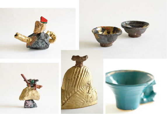 陶器　詳細不明　梅山窯？ 中村錦平？ 金沢美術工芸大学在学中の作品？　焼き物 陶器 詳細不明 梅山窯？ 中村錦平？ 金沢美術工芸大学在学中の