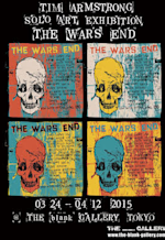ランシド ティムアームストロング シルクスクリーン THE WARS END ティム・アームストロング 「THE WARS END」 （THE blank GALLERY