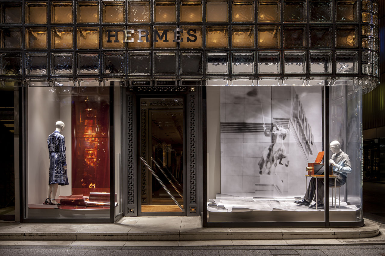 ホンマタカシ　The Ginza Street ホンマタカシ 「Camera Obscura Study」 （銀座メゾンエルメス