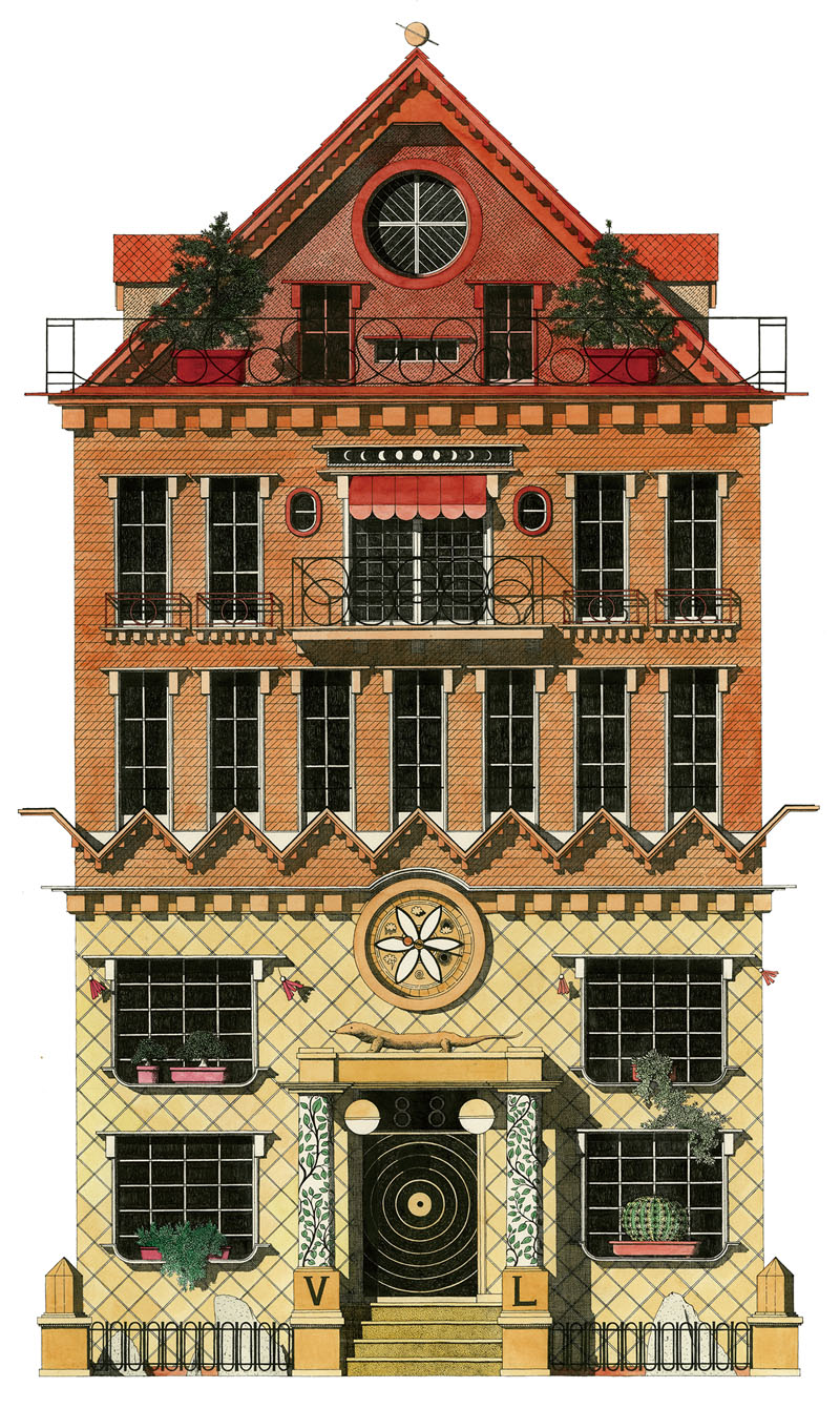 Mario　Simonの版画　La pluie d'or ドレスデザイン Mario Simonの版画 La pluie d'or ドレスデザイン Water tinged with