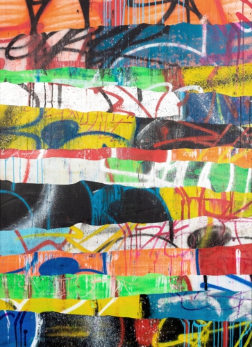 抽象アートペイント図案フランス