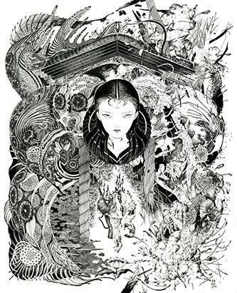 はだける怪物 複製原画 おげれつたなか 個展 コフレ ヴァニラ画廊 はだける怪物 複製原画 おげれつたなか 個展 コフレ ヴァニラ画廊