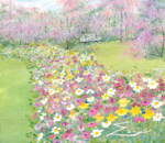 1417 イーダ・ヴァリッキオ 「季節の薫り」 リトグラフ 1417 イーダ・ヴァリッキオ 「季節の薫り」 リトグラフ みずみずしい