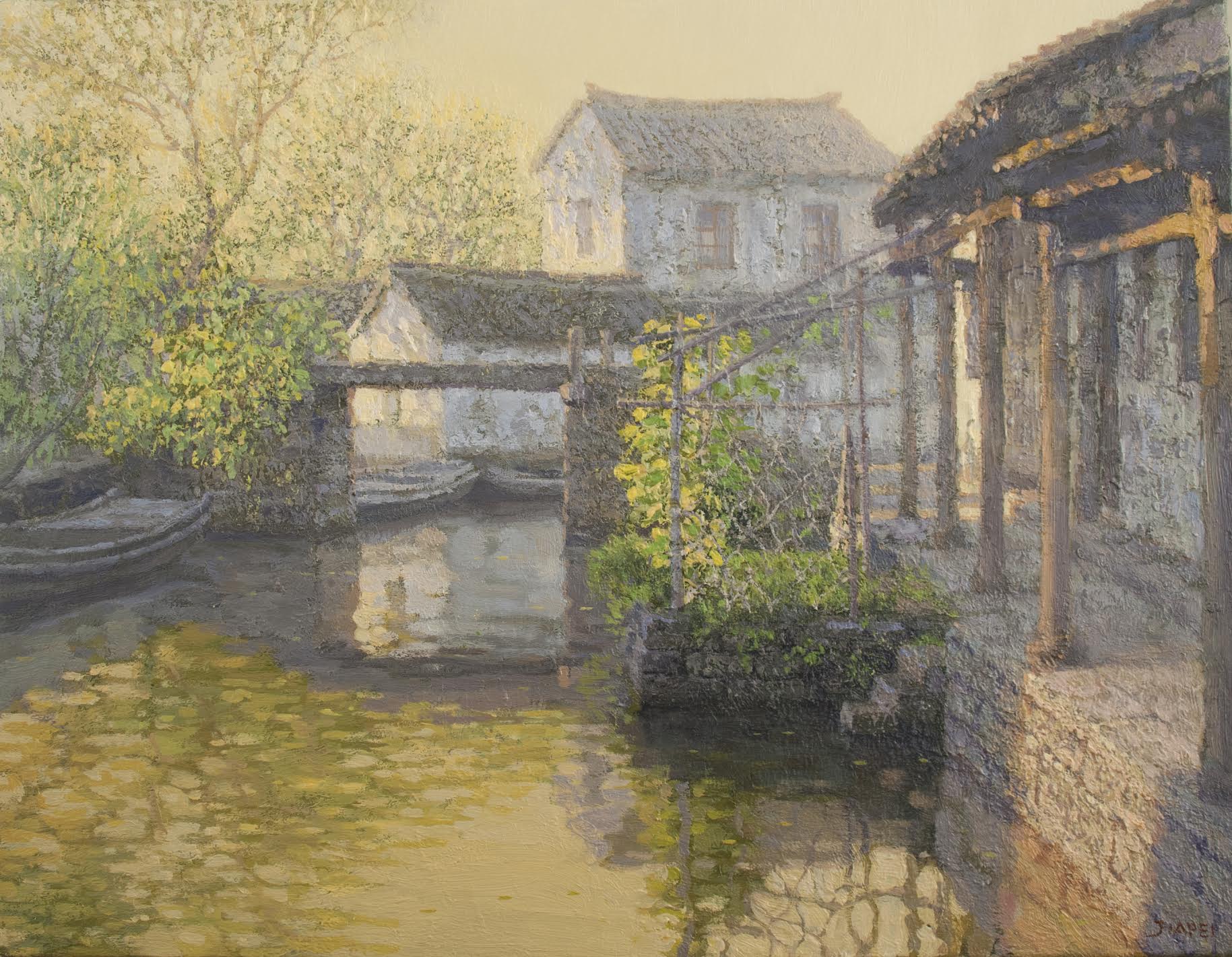 アールビバン版画　孫家珮『光の訪れ』 孫家珮「波光きらめく静謐な世界」 （東武百貨店 船橋店 5F 美術画廊