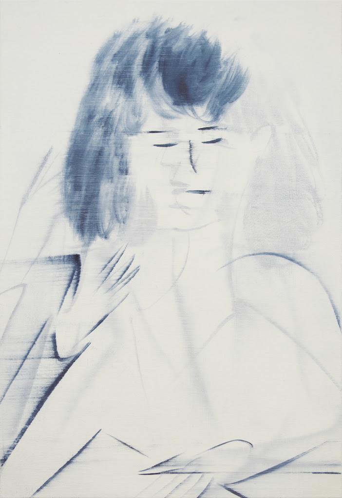 西村直之、【リサの肖像】、希少な大判額装用画集より、美品、日本人画家 西村有 「portrait」 （KAYOKOYUKI） ｜Tokyo Art Beat