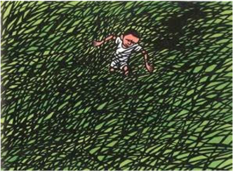JIRO 水彩画 風景画 1971年制作 JIRO 水彩画 風景画 1971年制作（真作 岩崎正 1971年初期作 油彩