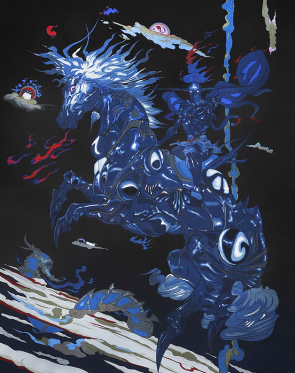 天野喜孝 「天馬」 （馬の博物館） ｜Tokyo Art Beat