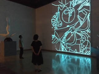 Wall of the Sun' Revival Projection Mapping” （Taro Okamoto Museum