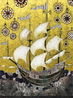 坪内好子銅版画とガラス絵の世界」展 （銀座三越 7階ギャラリー