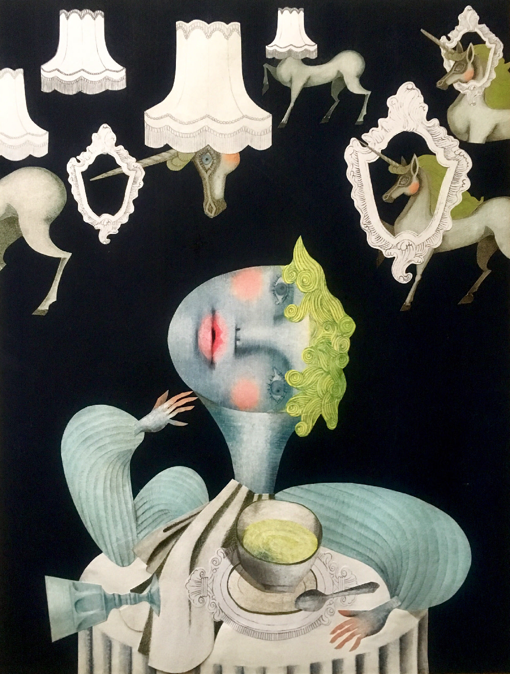 【松下さちこ】アート作品 松下さちこ 「Be a Poem.」 （L'illustre Galerie LE MONDE（ル