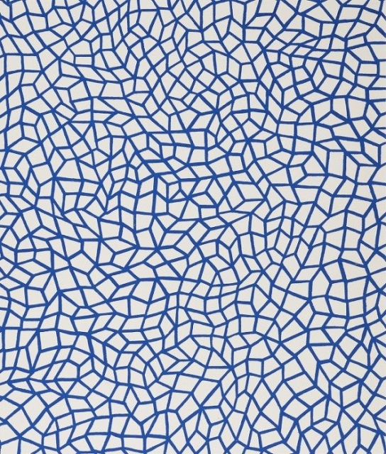 Geometric Lines Inspired by Yayoi Kusama Art Print