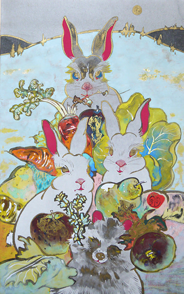 yukiko yamaguchi 天使の絵　３枚 版画工房 エディション・ワークス