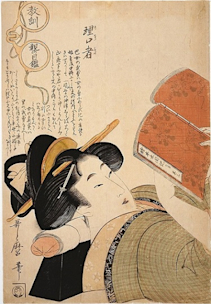 浮世絵 女性の肖像画 其一 其二 2点 浮世絵 女性の肖像画 其一 其二 2点