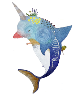 スズラン】絵画/原画 絵 アクリル画 キラキラ 絵画 aiai_gallery