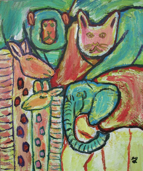 佐々木卓也　絵画　猫　キャッツ 佐々木卓也 絵画 猫 キャッツ 絵画