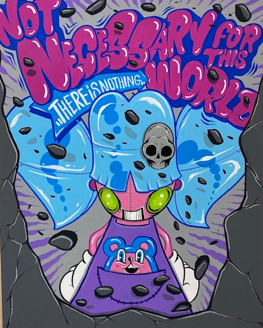 ESPY 原画 ESPY ONE 「NOT NECESSARY FOR THIS WORLD」 （和田画廊） ｜Tokyo Art