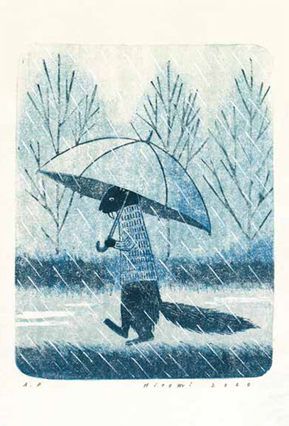 平岡瞳 「絵本原画展『まっくろいたちのレストラン』」 （ギャラリー