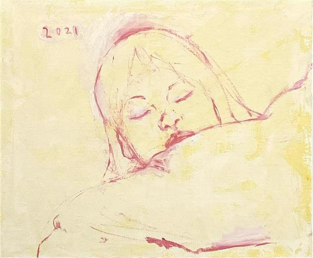 お値下げ佐藤カツヤ 一枚の繪 油絵 m64696790644_1.jpg?1705636260