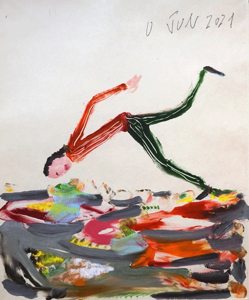 O JUN 「ころぶ女」 （ギャラリー キドプレス） ｜Tokyo Art Beat