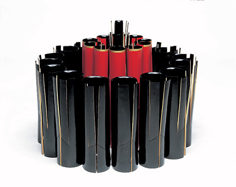 武末日臣 奥高麗杯　銀座黒田陶苑個展作品　共箱、共布、栞付き 武末日臣 個展 | 銀座 黒田陶苑