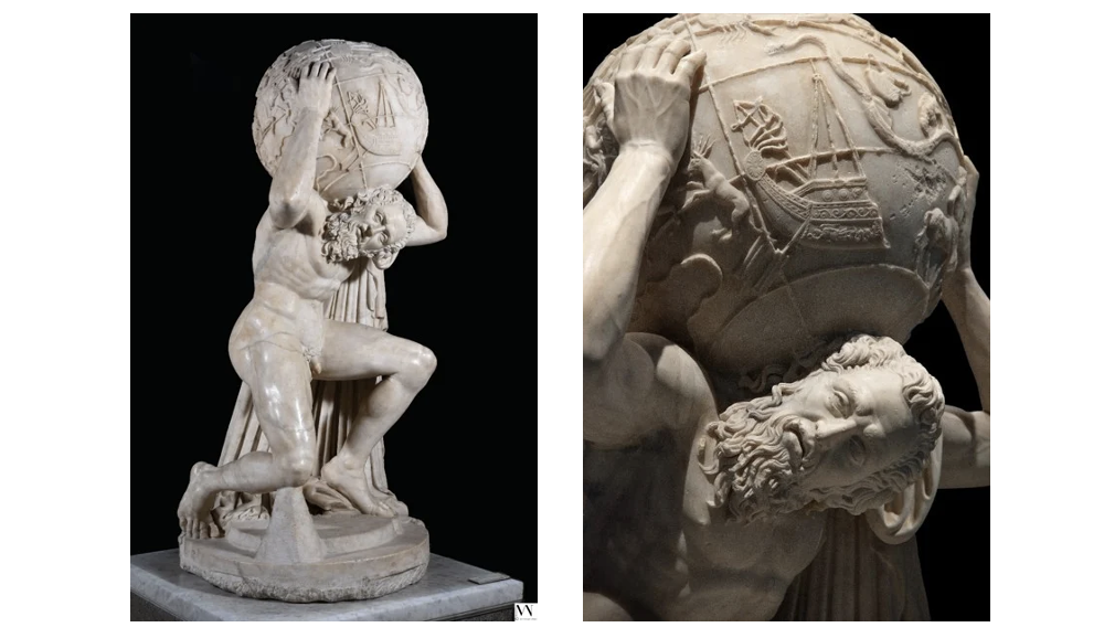 万博が終わっても見られる！】イタリア館《ファルネーゼのアトラス》が