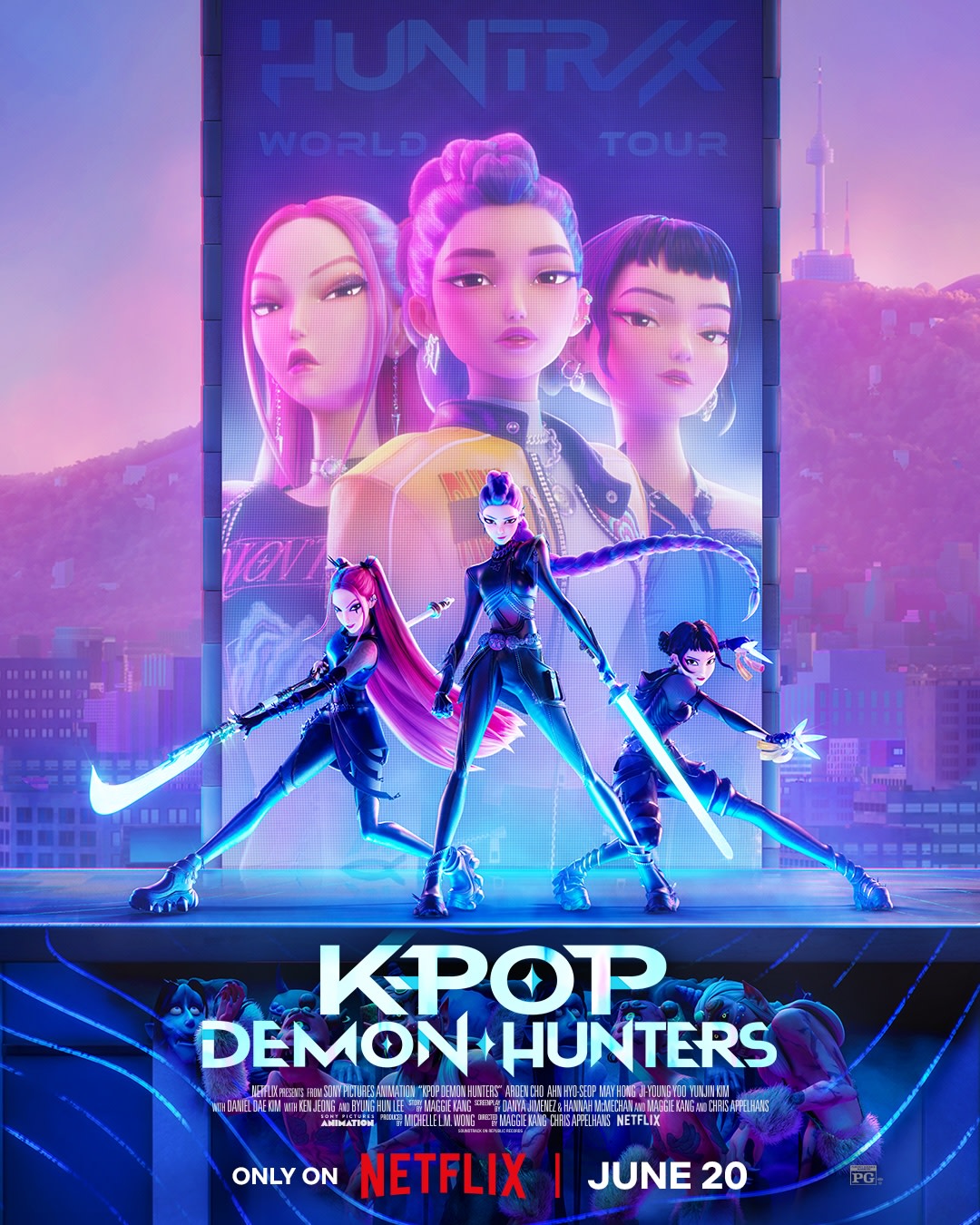 Netflix映画『KPOPガールズ! デーモン・ハンターズ』。現実世界に波及