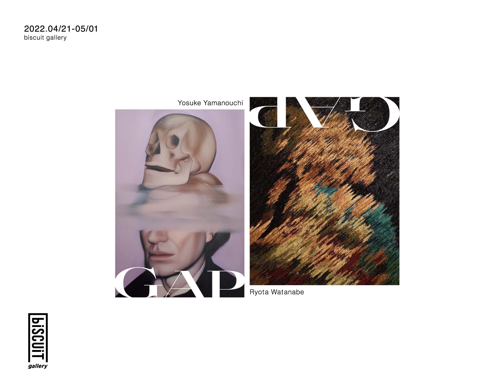 山ノ内陽介 + 渡邊涼太 「gap」 （biscuit gallery） ｜Tokyo Art Beat